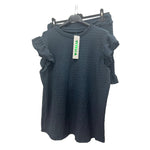 Load image into Gallery viewer, Women's Super Soft Pop Corn Materi Frill Sleeve Short 2PCS Co Ord Loungewear Sets