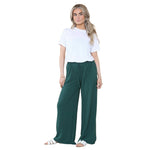 Load image into Gallery viewer, Ladies Wide Leg Drawstring Palazzo Bottom Trouser Pant Elasticated Waist