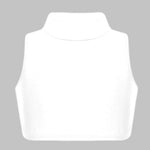 Load image into Gallery viewer, LUXE DIVA Girls Gymnastics Crop Tops – Kids Sleeveless Turtle Neck Crop Top for Dance, Yoga, Sports, Running – Plain Summer Vest Activewear for Girls Ages 5-13 Years