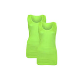 Load image into Gallery viewer, LUXE DIVA Women’s Plain Summer Stretchy Ribbed Vest Ladies Casual Sleeveless Cotton Camisole T-Shirt Style Muscle Gym Sports Rib Cami Long Vest Tank Tee Top