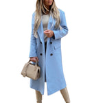 Load image into Gallery viewer, LUXE DIVA Women's Winter Coat Wool Autumn And Casual Thickening Warm Long-Sleeved Mid Length Coat, S-2XL