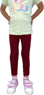 Load image into Gallery viewer, Girls Plain Legging Full Length Kids Children Teen Basic Stretchy Full Length Ages 2 3 4 5 6 7 8 9 10 11 12 13 Dance Stretch Teen 20+ Colours