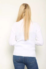 Load image into Gallery viewer, LUXE DIVA LADIES KNITTED POLO NECK JUMPER REMEL LABEL ( merry gold ) SUPER STRECH FINE KNIT POLO NECK