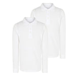 Load image into Gallery viewer, Boys Girls Plain Polo Shirts Kids Summer Long Sleeve School T-Shirts Top School Shirts Uniform PE Top