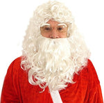 Load image into Gallery viewer, LUXE DIVA Santa Claus Hair Wigs Father Christmas Wigs and Beard Set Adult Size One-Size Halloween Wig for Fancy Dress Costume Christmas Wig for Fancy Dress Costume