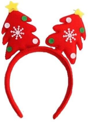 LUXE DIVA Christmas Headband Head Bopper One Size Hair Accessory for Fancy Dress & Parties Kids Adult