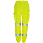 Load image into Gallery viewer, Mens Hi Vis Viz Visibility Jogging Pants Work Sweatpants Safety Joggers Trousers