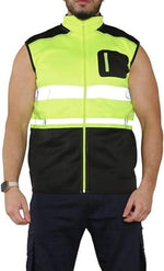 Load image into Gallery viewer, Hi Viz High Visibility Body Warmer Workwear Safety Wear Sleeveless Waistcoat