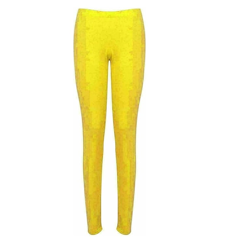 LUXE DIVA New Rainbow Colour Plain Leggings Jegging for Women Ladies & Girls, Soft Elastic Workout Gym Yoga Beach Running Stretchy Pants Leggings, UK Size 8 to 14