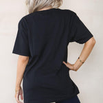 Load image into Gallery viewer, LUXE DIVA Women's Love 4 Heart Slogan Short Sleeve Oversized Baggy Summer T-Shirt Tops