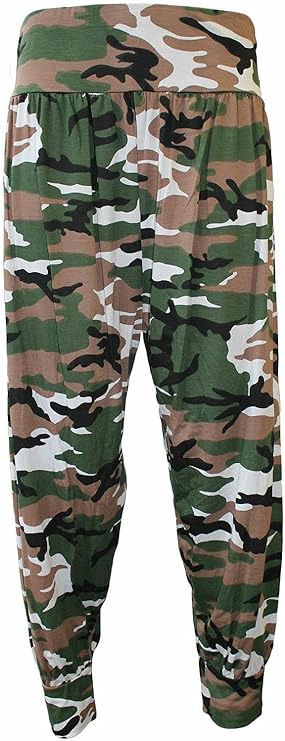 LUXE DIVA Women's Printed Harem Pants Ali Baba Baggy