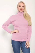 Load image into Gallery viewer, LUXE DIVA LADIES KNITTED POLO NECK JUMPER REMEL LABEL ( merry gold ) SUPER STRECH FINE KNIT POLO NECK