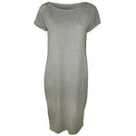 Load image into Gallery viewer, LUXE-DIVA Womens Plus Size Plain Short Sleeve Stretch Ladies Jersey Midi Dress 16-26 Casual Womenswear Viscose Casual Wear Summer Comfort