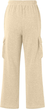 Load image into Gallery viewer, Ladies Combat Elastic Waist Band 4 Pocket Plain Wide Leg Plazzo Style Trouser