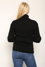 Load image into Gallery viewer, LUXE DIVA LADIES KNITTED POLO NECK JUMPER REMEL LABEL ( merry gold ) SUPER STRECH FINE KNIT POLO NECK