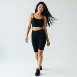 Load image into Gallery viewer, LUXE DIVA 2-Piece Set – Cami Bra Top and Cotton Cycling Short for Women, Soft Comfortable Loungewear, Workout, Yoga & Everyday Wear for All