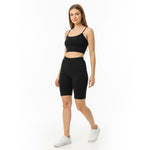 Load image into Gallery viewer, LUXE DIVA 2-Piece Set – Cami Bra Top and Cotton Cycling Short for Women, Soft Comfortable Loungewear, Workout, Yoga & Everyday Wear for All