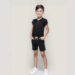 Load image into Gallery viewer, LUXE DIVA Unisex Kids Boy Girls Plain Fleece Shorts PE School Jogging Sports Casual Wear 2-13 Years