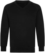 Load image into Gallery viewer, LUXE DIVA Girls Jumper Pullover V Neck School Uniform Kids Long Sleeve Sweater