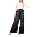 Load image into Gallery viewer, Printed Elasticated Full Length Casual Summer Pant Palazzo Trouser Ladies Women