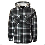 Load image into Gallery viewer, LUXE DIVA MENS PADDED SHIRT FUR LINED LUMBERJACK FLANNEL WORK JACKET WARM THICK CASUAL TOP