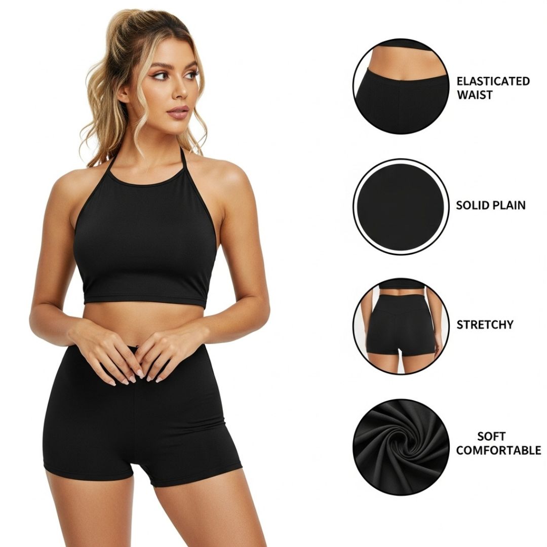 LUXE DIVA Women's Stretchy Mini Shorts – Chic Hot Pants for Club