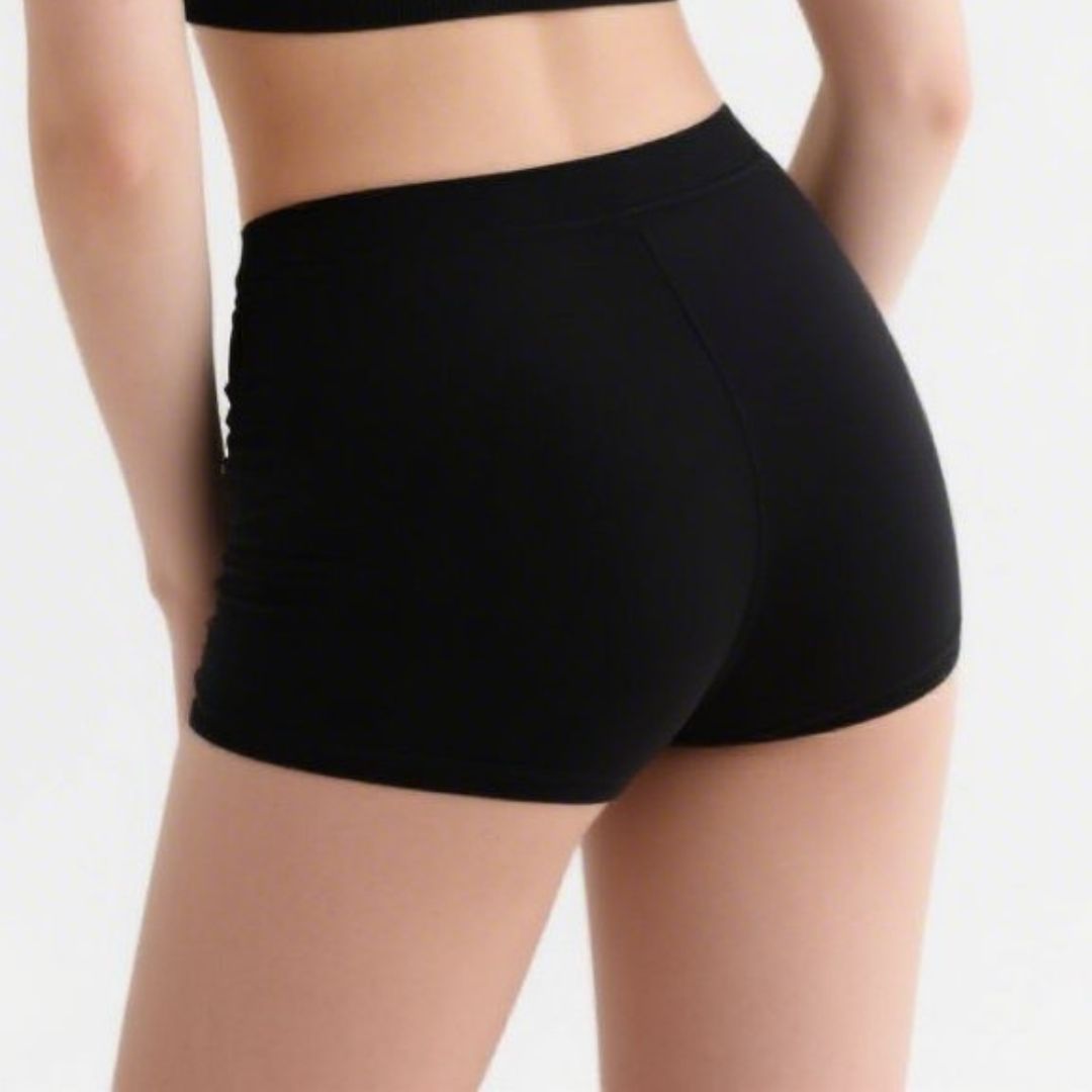 LUXE DIVA Women's Stretchy Mini Shorts – Chic Hot Pants for Club