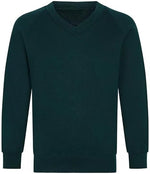 Load image into Gallery viewer, LUXE DIVA Girls Jumper Pullover V Neck School Uniform Kids Long Sleeve Sweater