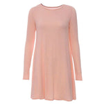 Load image into Gallery viewer, LUXE DIVA WOMEN LADIES LONG SLEEVE SWING DRESS FLARED A LINE SKATER DRESS TOP SIZE 8-26