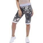 Load image into Gallery viewer, LUXE DIVA Italian Ladies Women's Turn-Up Shorts – Elastic Waist, Stylish, Comfortable Summer Wear UK Sizes 12-22 – Casual Fit Daily