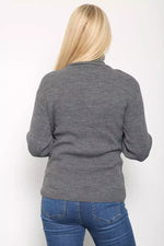 Load image into Gallery viewer, LUXE DIVA LADIES KNITTED POLO NECK JUMPER REMEL LABEL ( merry gold ) SUPER STRECH FINE KNIT POLO NECK