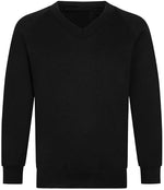 Load image into Gallery viewer, LUXE DIVA Girls Jumper Pullover V Neck School Uniform Kids Long Sleeve Sweater