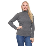 Load image into Gallery viewer, LUXE DIVA LADIES KNITTED POLO NECK JUMPER REMEL LABEL ( merry gold ) SUPER STRECH FINE KNIT POLO NECK