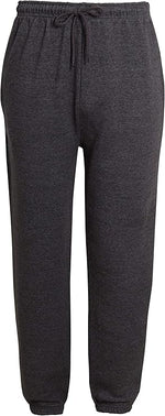 Load image into Gallery viewer, LUXE DIVA Men's Trouser Fleece Elasticated Joggers Cuffed Sweatpants with Zip Pockets Fleece Gym Sports Casual Trousers Men's Active Fleece Jogger Sweatpants with Zip Pockets Size S-XXL