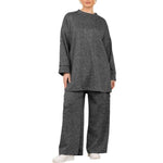 Load image into Gallery viewer, LUXE DIVA Women and Ladies Long Sleeve Velvet Pullover hooded Tracksuit Trouser Set Suit Set UK 8 to 14