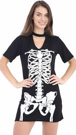 Load image into Gallery viewer, LUXE DIVA Adult Women's Skeleton Costume, Jumpers,Leggings,Skull Bone Dresses,Crop Top,Jumpsuit&Bodysuit
