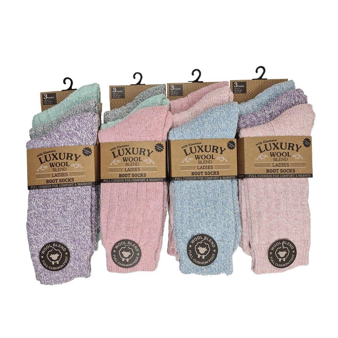 WomenÕs Diabetic Socks Ð Non_Elastic Wool Blend (Size 4Ð7)