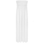 Load image into Gallery viewer, LUXE DIVA Plus Size Womens Printed Bandeau Strapless Shirred Ladies Long Maxi Dress Sleeveless Casual Summer Womenswear Fit Original Style