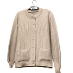 Load image into Gallery viewer, LUXE DIVA Womens Stitch Crew Neck Cardigan Ladies Knitted Pocket Front Button Up Long Sleeve Sweater UK 8-22