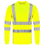 Load image into Gallery viewer, Hi Vis T-Shirt High Visibility Safety Security Worker Viz Reflective Tape Tops