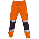 Load image into Gallery viewer, LUXE DIVA Mens Hi Vis Two Tone Jogging Bottoms Combat Trousers Workwear Joggers