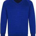 Load image into Gallery viewer, LUXE DIVA Girls Jumper Pullover V Neck School Uniform Kids Long Sleeve Sweater