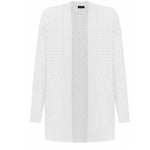 Load image into Gallery viewer, LUXE-DIVA Women's Plus Cable Knitted Open Pocket Cardigan Chunky Long Sleeve Grandad 16-26 Knitwear Womenswear Ladies Tops Underwear Waffle Lady Knitting Comfort Longsleeves