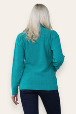 Load image into Gallery viewer, LUXE DIVA Womens Collar Zip Cable Knit Cardigan Ladies Long Sleeve Pullover Pocket Jumper