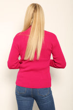 Load image into Gallery viewer, LUXE DIVA LADIES KNITTED POLO NECK JUMPER REMEL LABEL ( merry gold ) SUPER STRECH FINE KNIT POLO NECK