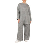 Load image into Gallery viewer, LUXE DIVA Women and Ladies Long Sleeve Velvet Pullover hooded Tracksuit Trouser Set Suit Set UK 8 to 14