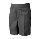 Load image into Gallery viewer, LUXE DIVA Boys School Shorts – Classic Black Knee-Length Uniform Shorts with Pockets, Easy Pull-On Design, Half Elastic Waistband for Ages 2-10 Years