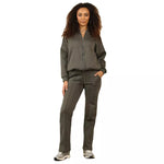 Load image into Gallery viewer, LUXE DIVA Women's Fall Fashion Stand Collar Solid Color Full Zip Up Lightweight Jacket Casual Two Pocket Jacket Sweatshirts