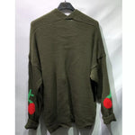 Load image into Gallery viewer, LUXE DIVA Womens Long Sleeve Cherries Print Open Front Knitted Jumper Cardigan 8-14