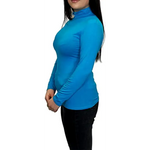 Load image into Gallery viewer, Ladies Polo Roll Neck Long Sleeve Turtle Neck Plain Jumpers